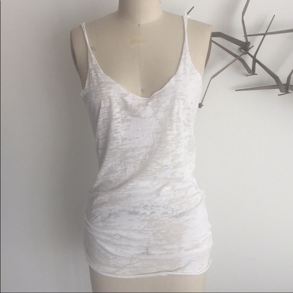 White Burnout Tank - Picture 1 of 3